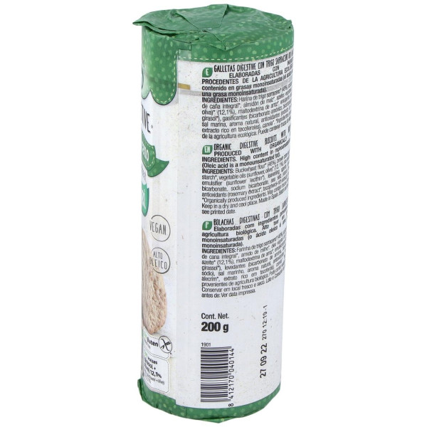 Santiveri Galletas Digestive Sarraceno Bio 200G