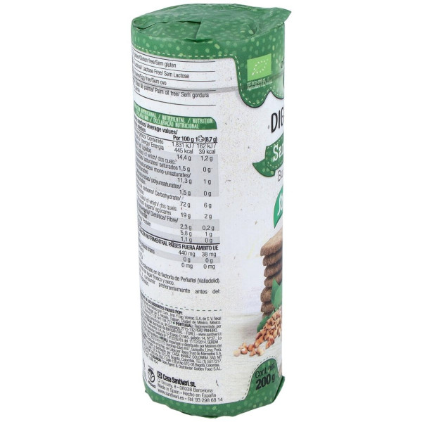 Santiveri Galletas Digestive Sarraceno Bio 200G