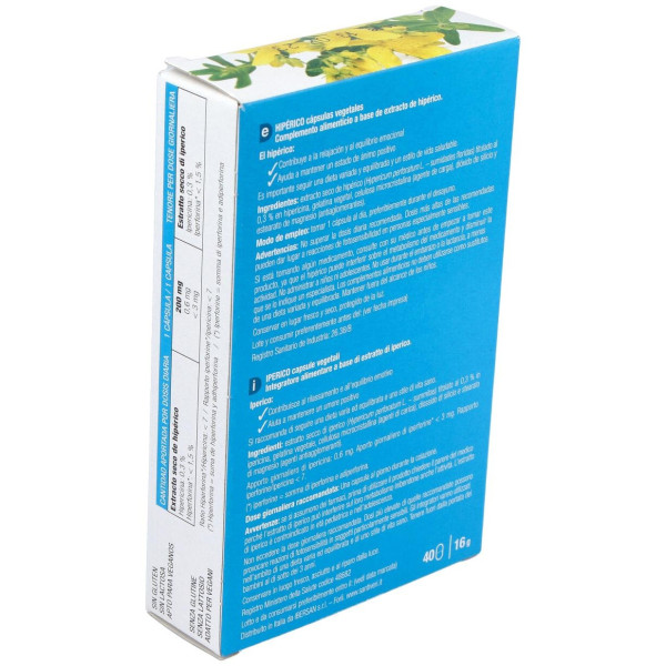 Santiveri Plantas Fit Hipérico 40Caps