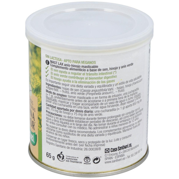 Santiveri Sanaflor Bote Mast-Lax Gases 65Gr