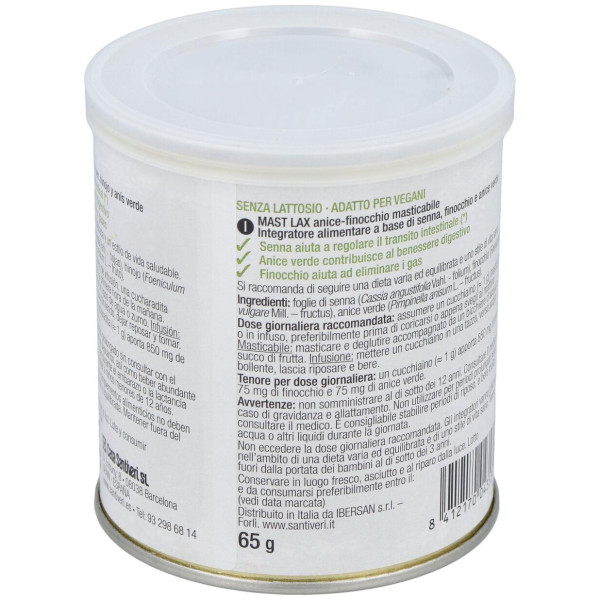 Santiveri Sanaflor Bote Mast-Lax Gases 65Gr