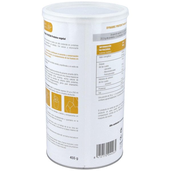Dynamic Proteina Vegetal Vainilla 455Gr.