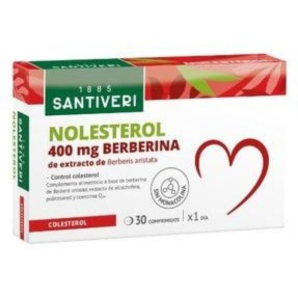 Santiveri Nolesterol Berberina 400Mg 30Comp