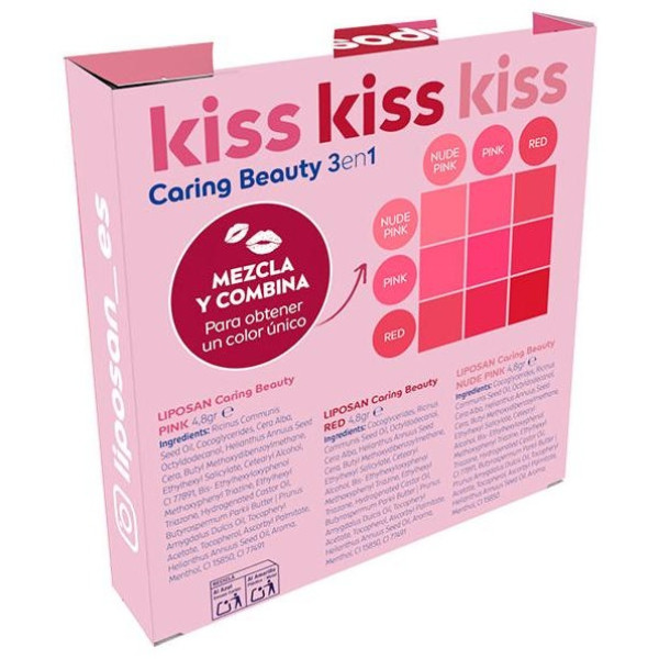 Kiss Kiss Kiss Pack 3 Pz