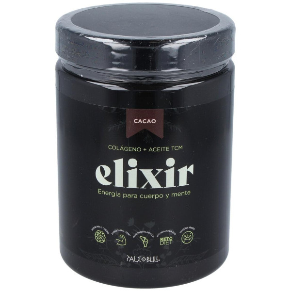 Paleobull Elixir Colageno+Aceitetcm Chocolat 450Gr
