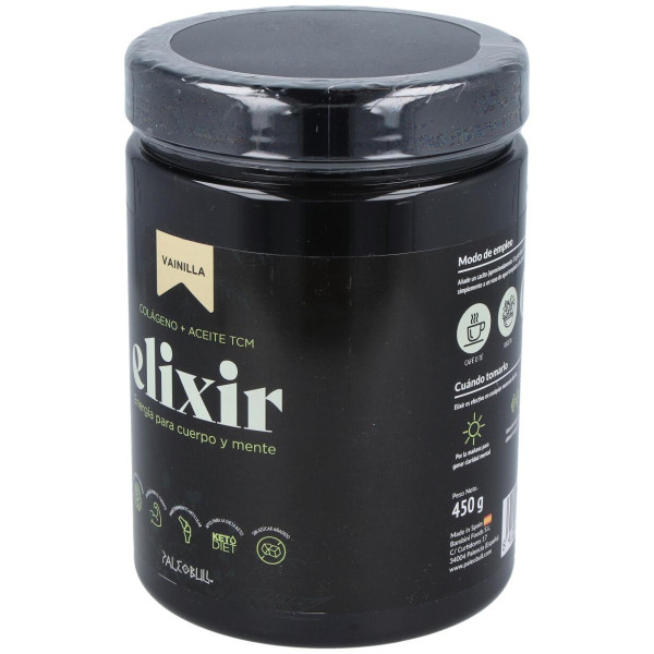 Paleobull Elixir Colageno+Aceitetcm Vainilla 450Gr