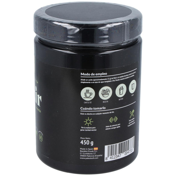 Paleobull Elixir Colageno+Aceitetcm Vainilla 450Gr