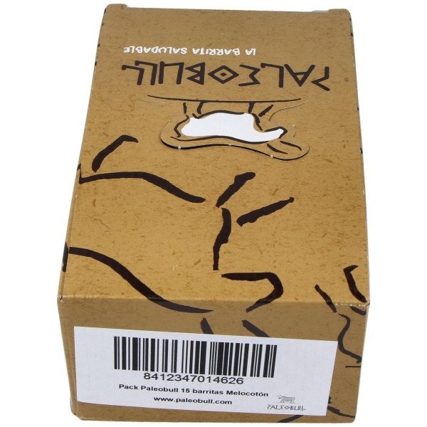 Paleobull Barritas Melocoton Caja 15Ud.