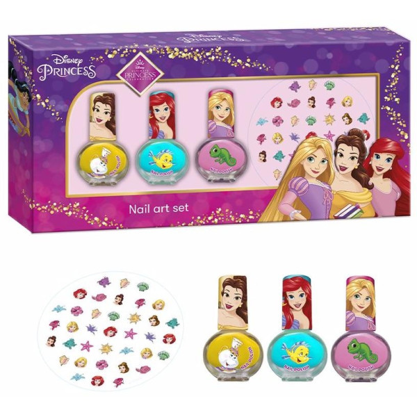 Princesas Disney Set Uñas Lote 4 Pz