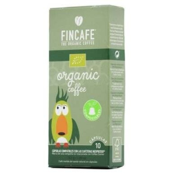 Fincafe Organic Coffee Café En Cápsula Compostable 10Uds