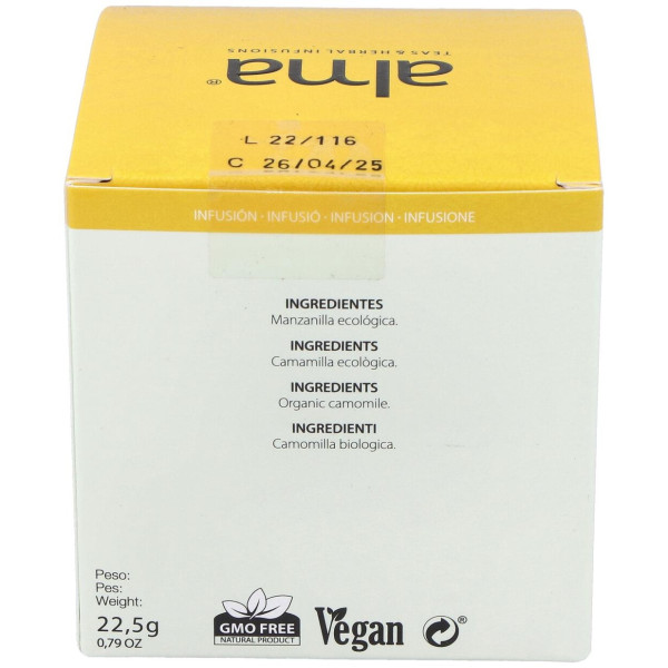 Manzanilla Infusion 15Piramides. Eco Vegan