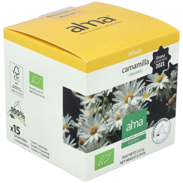 Manzanilla Infusion 15Piramides. Eco Vegan