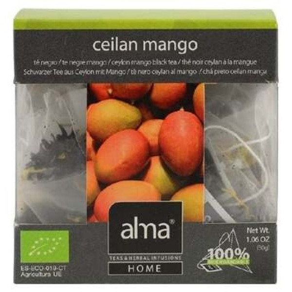 Alma Home Té Negro Ceylan Mango 15 Bolsas