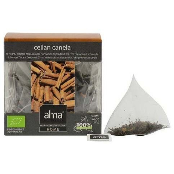 Alma Home Te Ceilan Canela Infusion Eco Vegan 15 Sobres