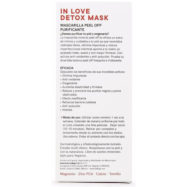 Lullage In Love Detox Mascarilla Mineral Purificante 40Ml