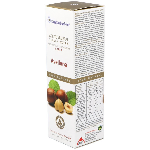Esential'Arôms Aceite Vegetal De Avellana 100Ml