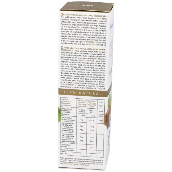 Esential'Arôms Aceite Vegetal De Avellana 100Ml