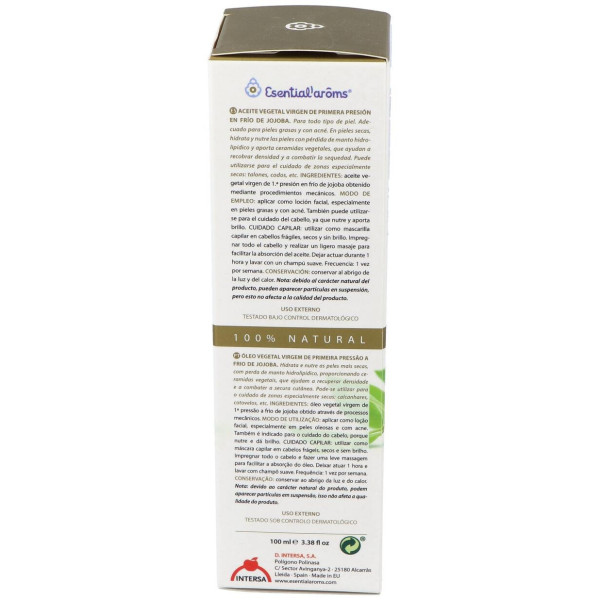 Esential Aroms Aceite De Jojoba 100Ml