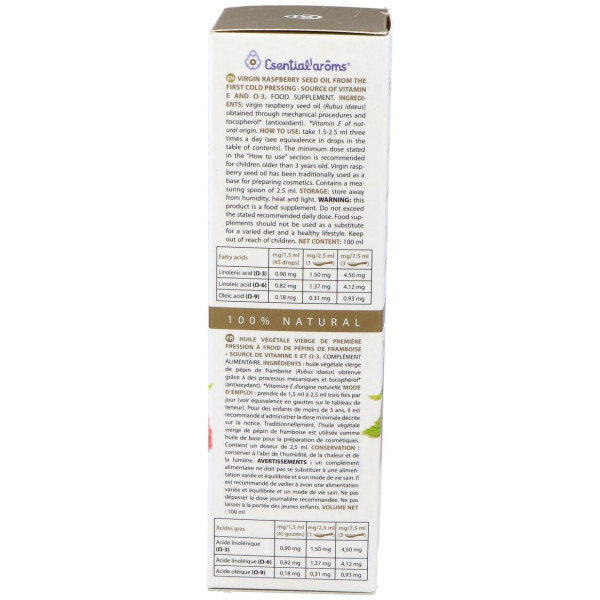 Esential Aroms Aceite Frambuesa Antiedad 100Ml