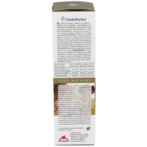 Esential Aroms Perilla Aceite Vegetal 100Ml