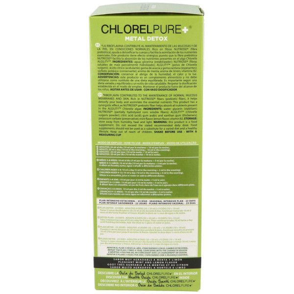 Chlorelpure Metal Detox 500 Ml Intersa
