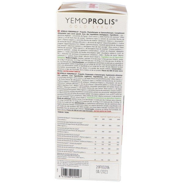 Intersa Aprolis Yemoprolis Gold Syrup 500Ml
