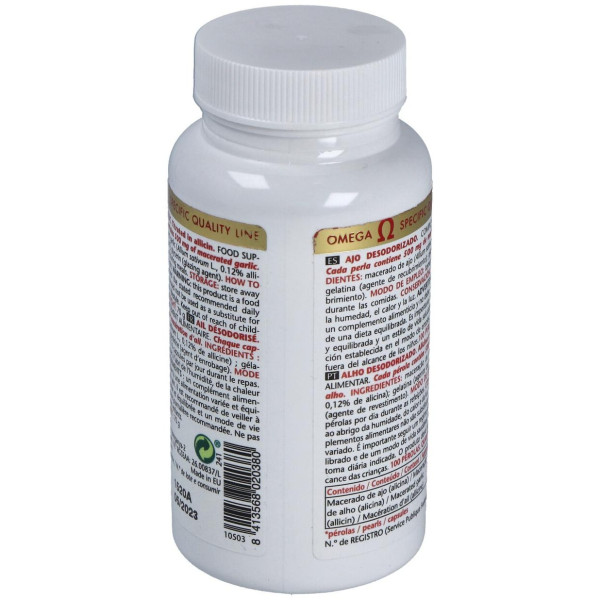 Dietéticos Intersa Ajo Desodorizado 100Cáps