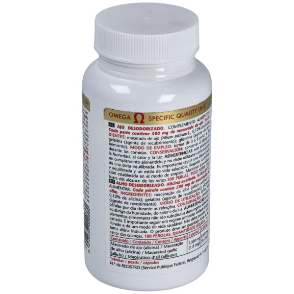 Dietéticos Intersa Ajo Desodorizado 100Cáps