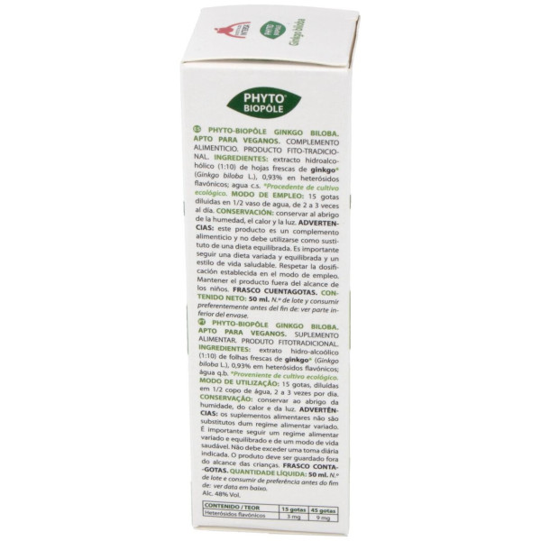 Phyto-Bipole Bio Ginkgo Biloba 50Ml.