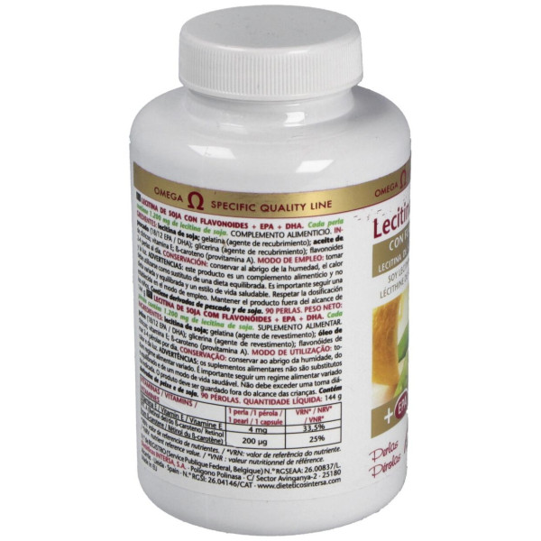 Lecitina De Soja Con Flavonoides 1200Mg.90Perlas