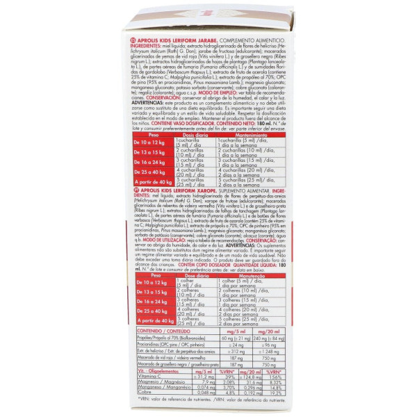 Alergi-Form (Aprolis Leriform) Kids Jarabe 180Ml.