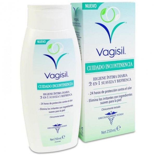 Vagisil Cuidado Incontinencia Higiene Íntima 2 En 1 Suaviza Y Refresca 250Ml