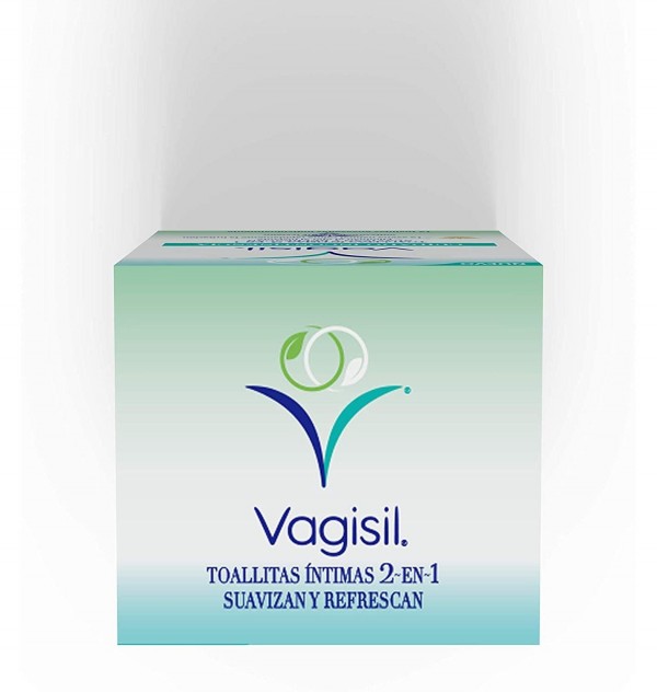 Vagisil Cuidado Incontinencia Toallitas Intimas 2 En 1 (12 Unidades)