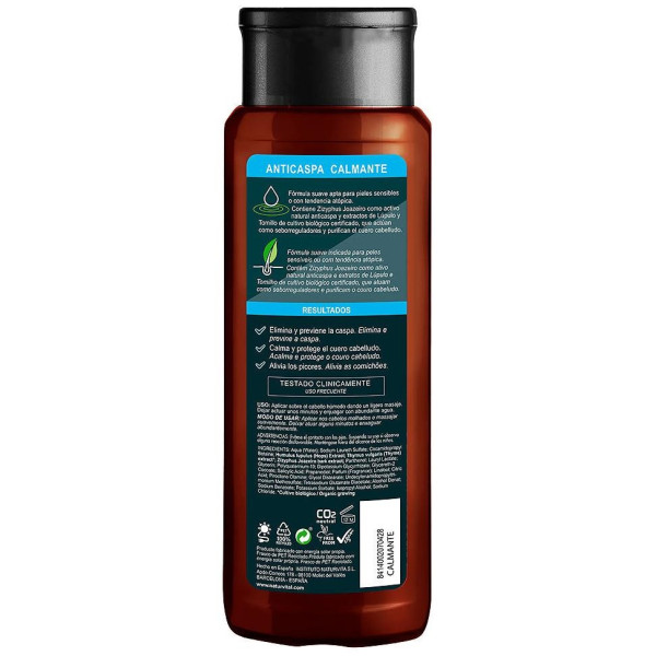 Naturvital Champú Anticaspa Calmante Cabello Normal 300Ml
