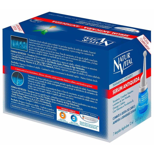 Serum Anticaída Tratamiento Intensivo 7 Ampollas X 12 Ml