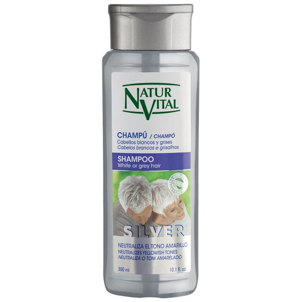 Naturvital Champu Silver Cabello Blanco Ygis 300Ml