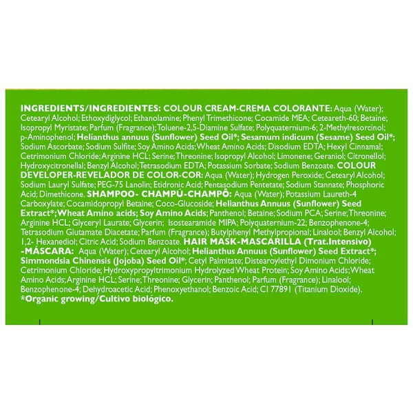 Naturvital Coloursafe Tinte Permanente 7.3 Rubio Dorado 150Ml