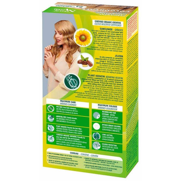 Naturvital Coloursafe Tinte Permanente 7.3 Rubio Dorado 150Ml