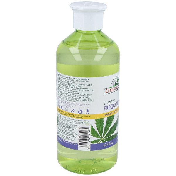 Corpore Sano Champú Uso Frecuente Lino Y Cañamo 500Ml