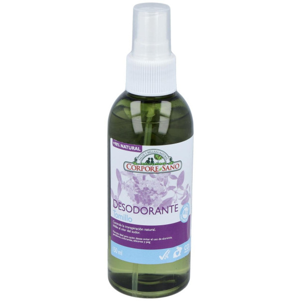 Corpore Sano Desodorante Spray Tomillo Bio 150Ml