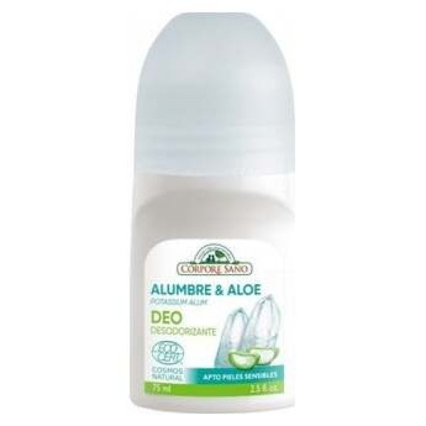 Desodorante Mineral Aloe Roll-On 75Ml. Ecocert