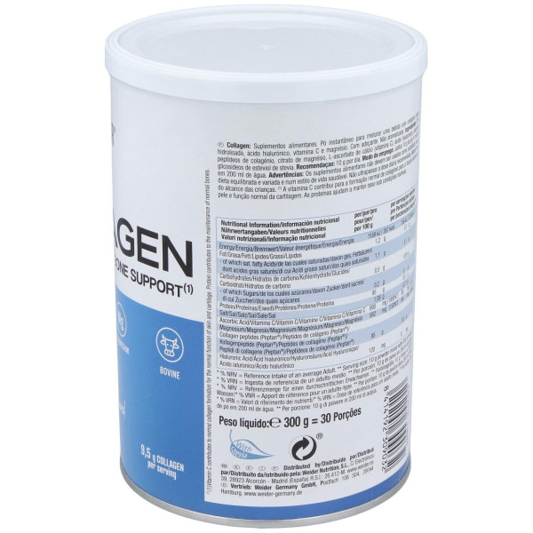 Weider Collagen Colageno Ac. Hialur Magnesio 300G