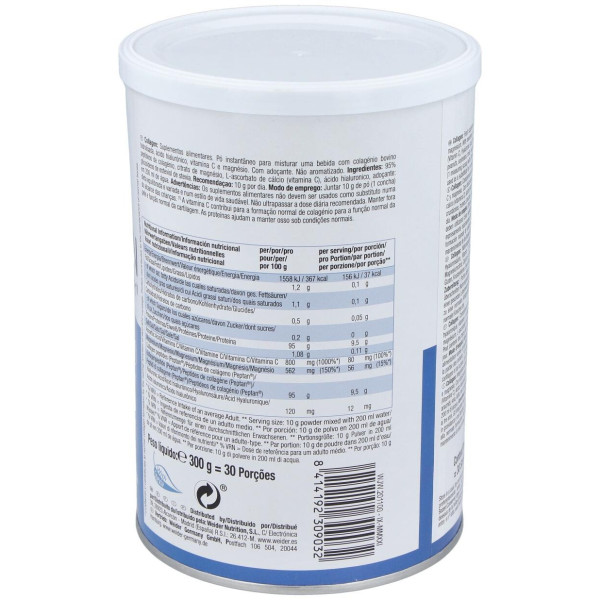 Weider Collagen Colageno Ac. Hialur Magnesio 300G