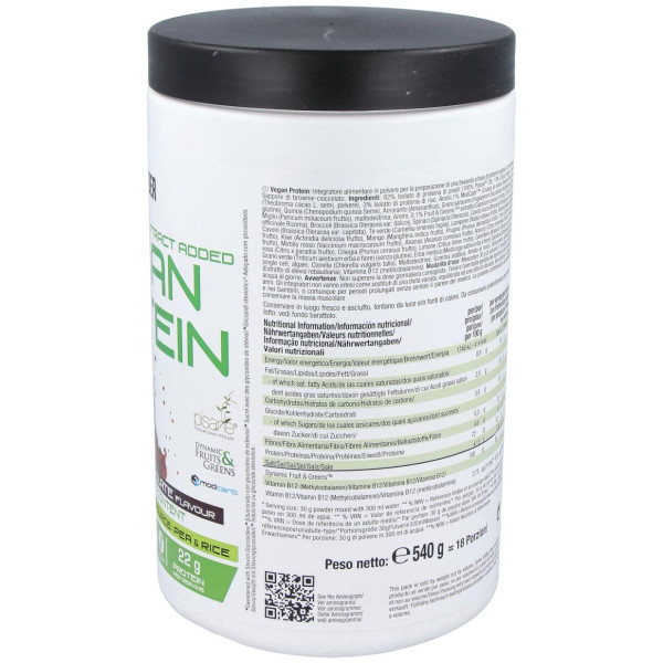 Weider Suplemento Alimenticio Vegan Protein Chocolate 540G