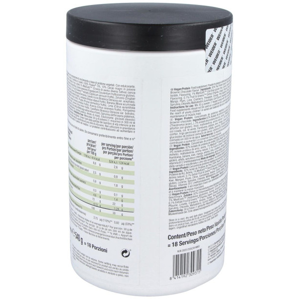 Weider Suplemento Alimenticio Vegan Protein Chocolate 540G