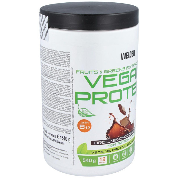 Weider Suplemento Alimenticio Vegan Protein Chocolate 540G