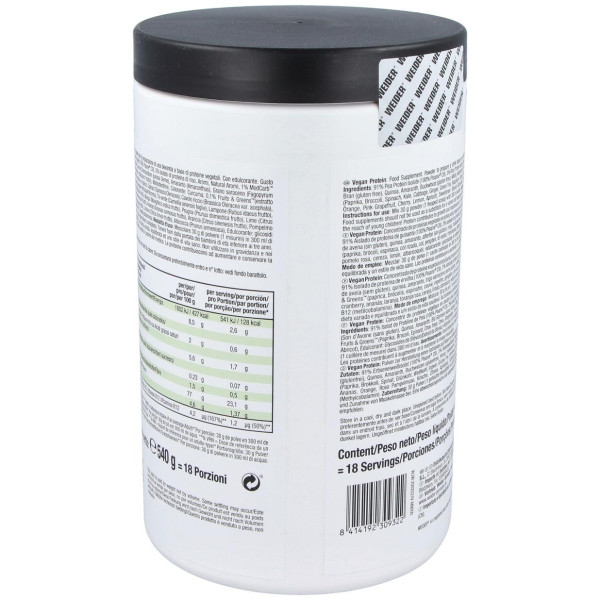 Weider Vegan Protein Vainilla 540Gr.