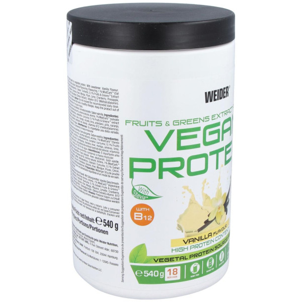 Weider Vegan Protein Vainilla 540Gr.