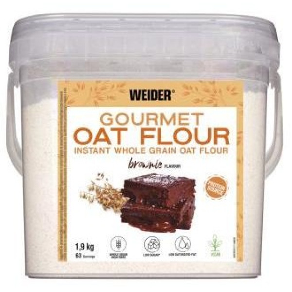 Weider Gourmet Harina De Avena Brownie 1_9Kg