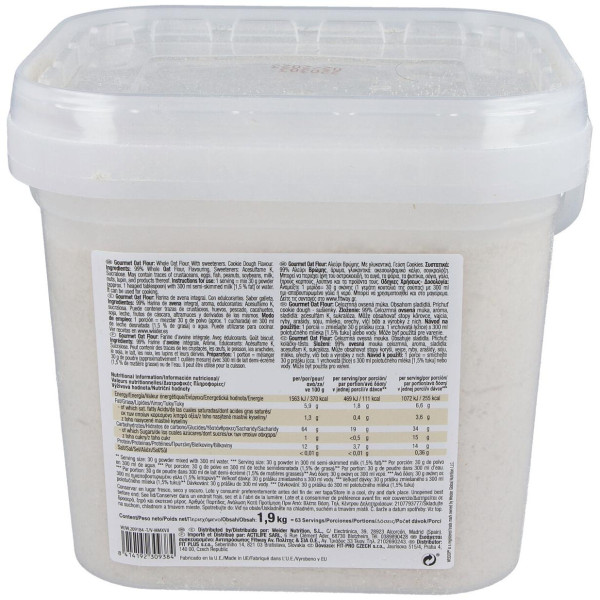 Weider Harina Oat Gourmet Cookie Dough 1.9Kg